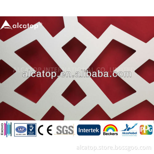 Perforated Flower Aluminum Solid Panels